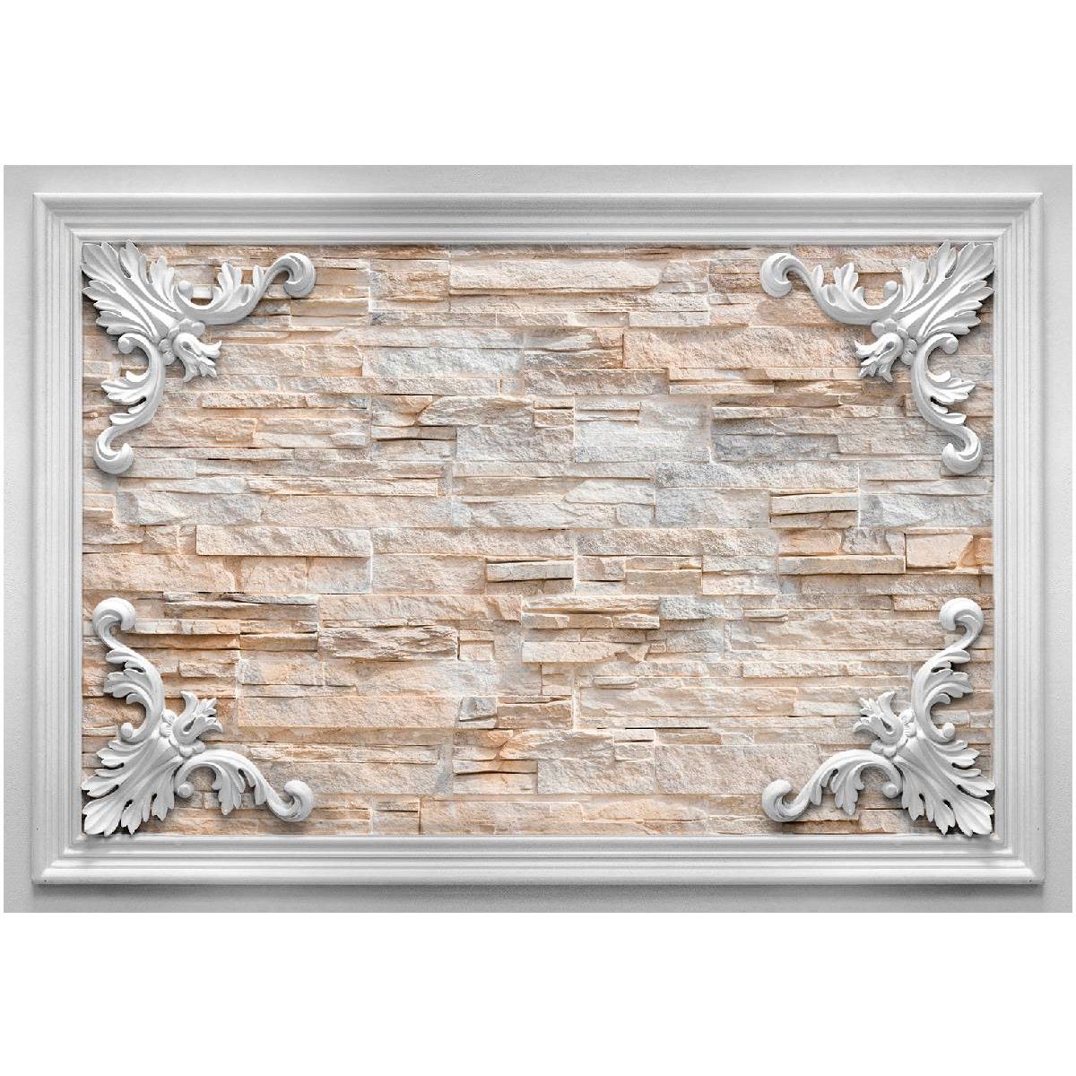 Kuvatapetti Artgeist Brick in the Frame Orange, 70x100cm