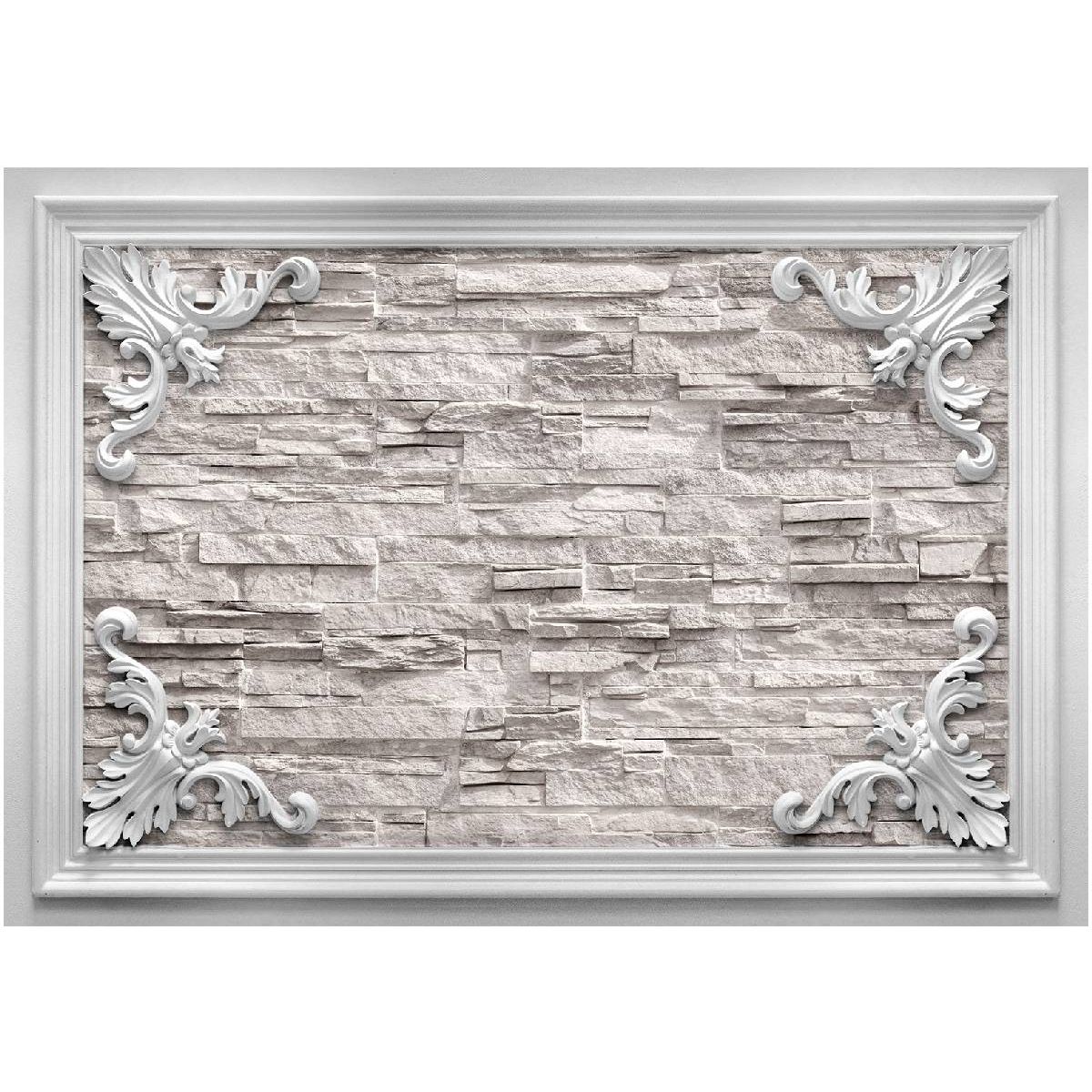 Kuvatapetti Artgeist Brick in the Frame Beige, 70x100cm