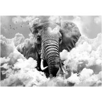 Kuvatapetti Artgeist Elephant in the Clouds Black and White, eri kokoja