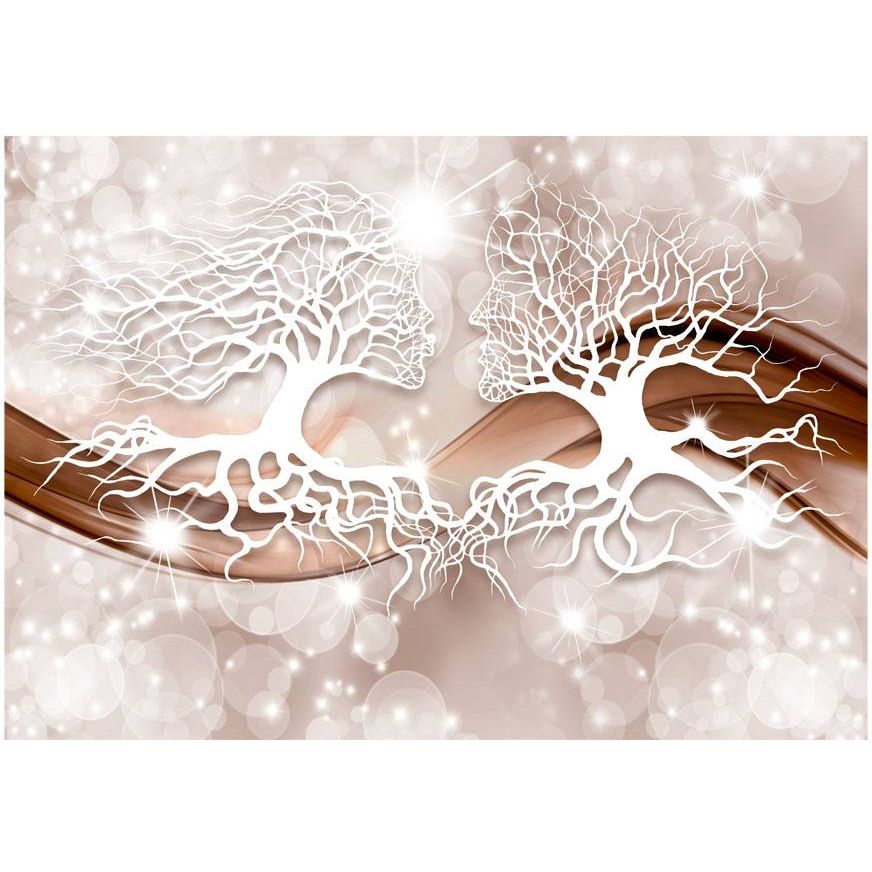 Kuvatapetti Artgeist Structure of Love, 175x250cm, ruskea