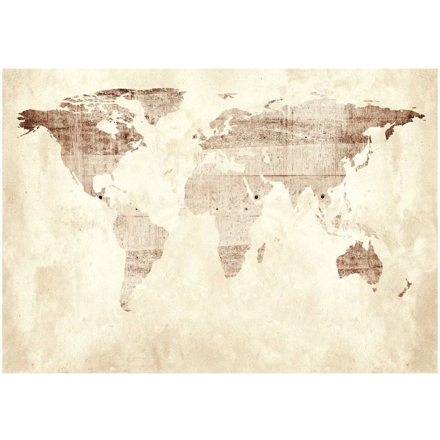 Kuvatapetti Artgeist Precious map, 245x350cm, beige