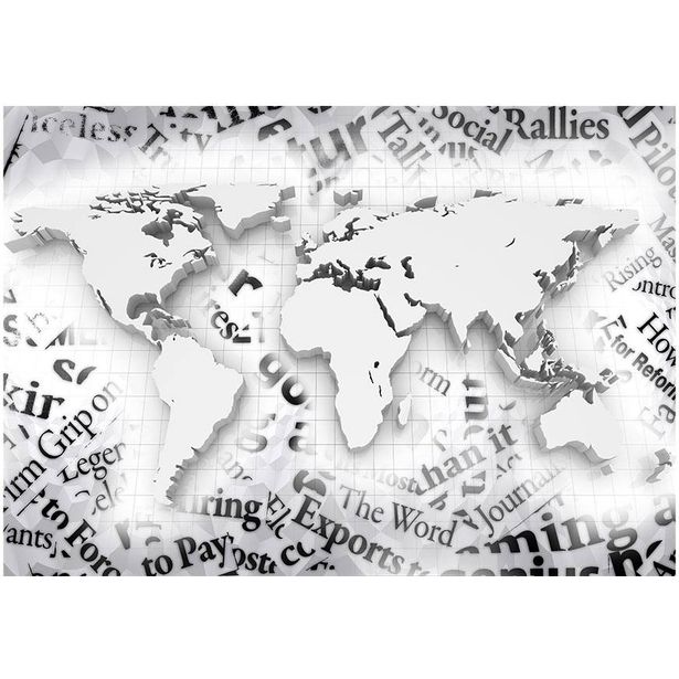 Kuvatapetti Artgeist The world of newspapers, eri kokoja