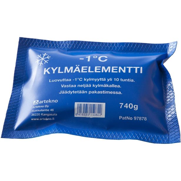 Kylmäelementti Artekno 10 kpl/pkt -1 °C 740 g sininen