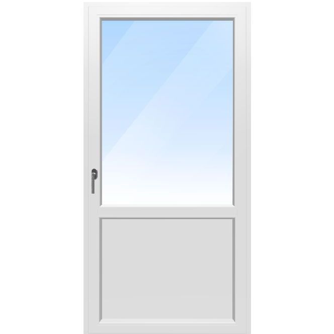 Parvekeovi Arutech Gealan9000 Panel 3K, sisään aukeava, kippitoiminto, valkoinen