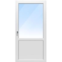 Parvekeovi Arutech Gealan9000 Panel 3K, sisään aukeava, kippitoiminto, värillinen/valkoinen