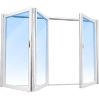 Terassin taitto-ovi Arutech Linear FS321 2K, värillinen, mittatilaus