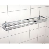 Suihkuhylly Arrow suora 1-taso kromi 11070