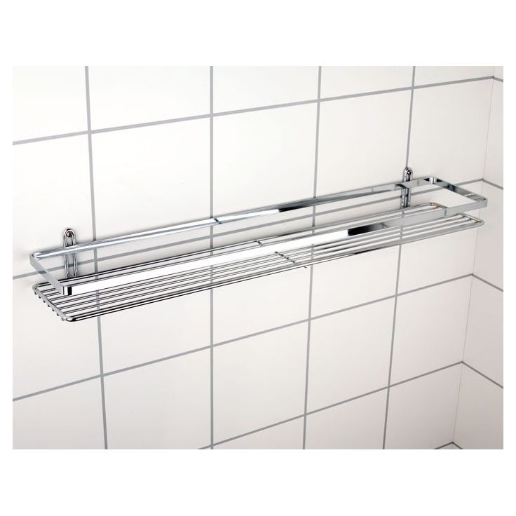 Suihkuhylly Arrow suora 1-taso kromi 11070
