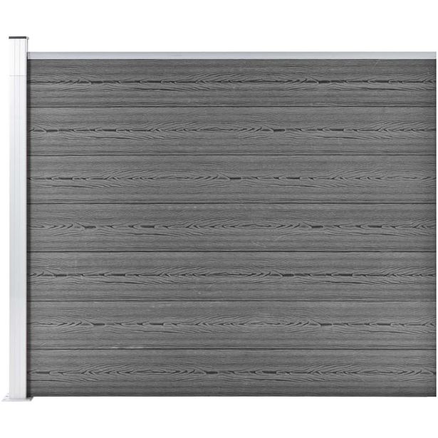 Aitapaneeli WPC 175x146 cm harmaa