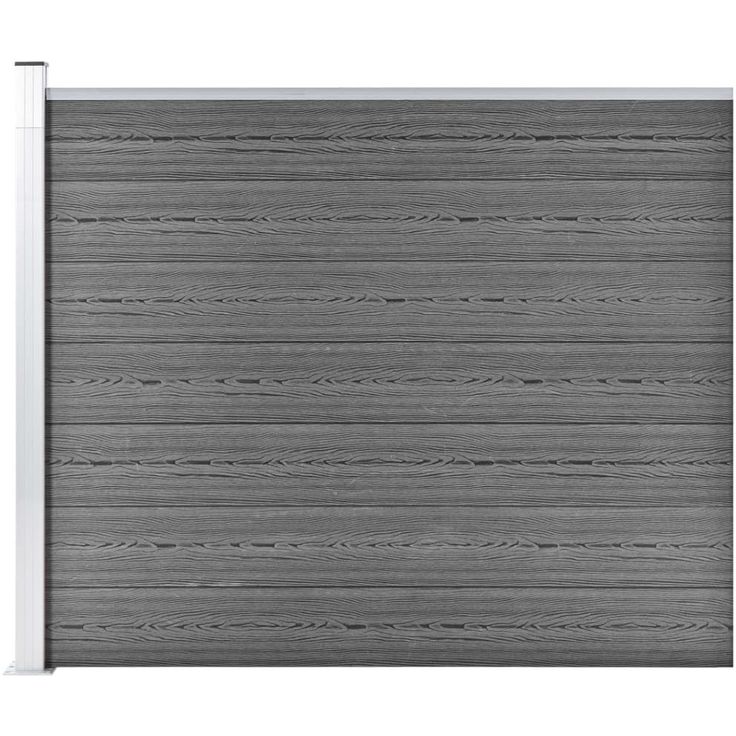 Aitapaneeli WPC 175x146 cm harmaa