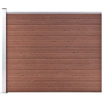 Aitapaneeli WPC 175x146 cm ruskea