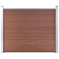 Aitapaneeli WPC 180x146 cm ruskea