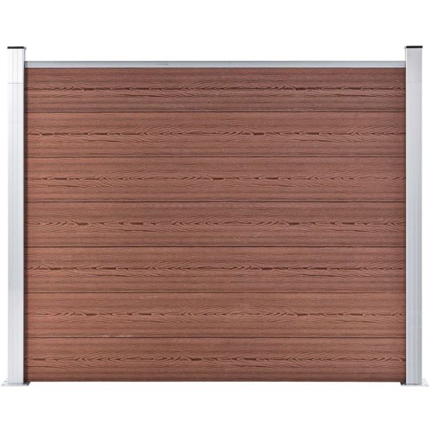 Aitapaneeli WPC 180x146 cm ruskea