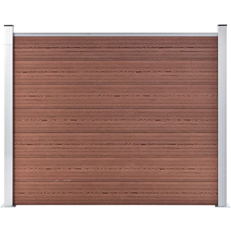 Aitapaneeli WPC 180x146 cm ruskea