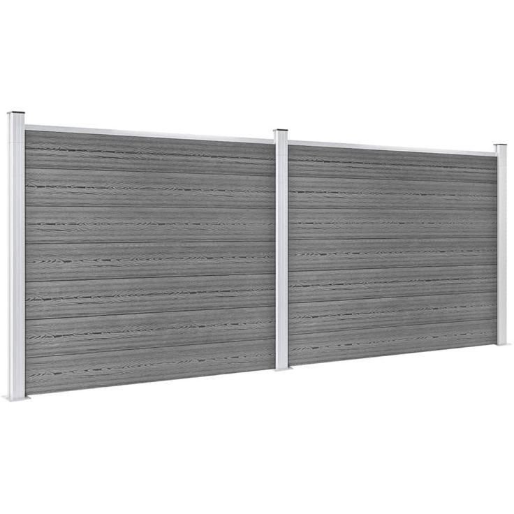 Aitapaneelisarja WPC 353x146 cm harmaa