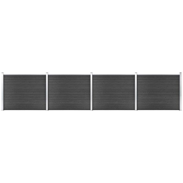 Aitapaneelisarja WPC 699x146 cm harmaa