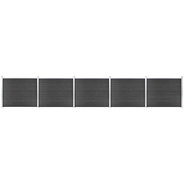 Aitapaneelisarja WPC 872x146 cm harmaa