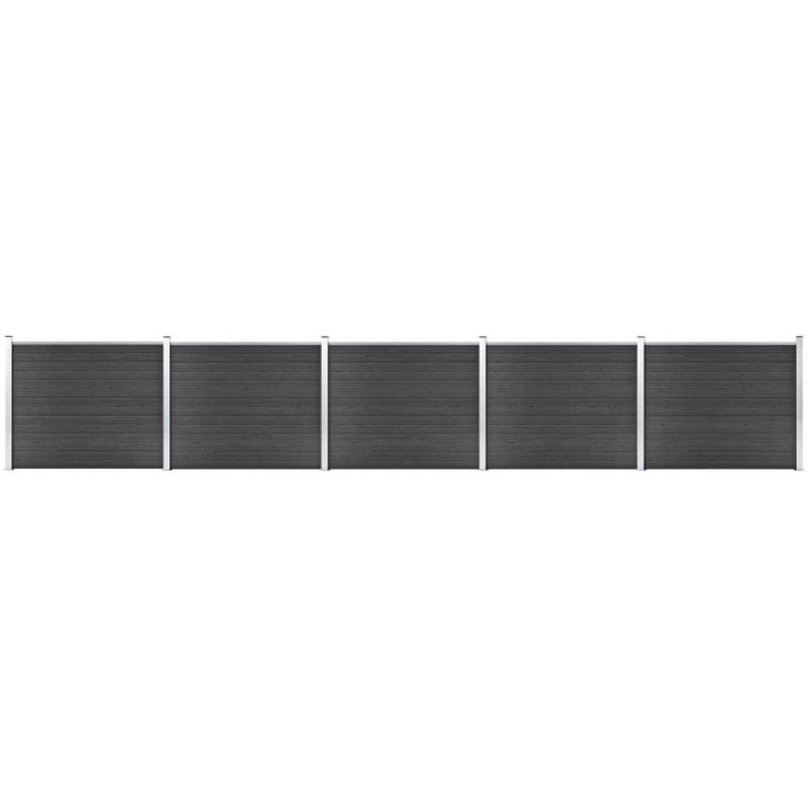Aitapaneelisarja WPC 872x146 cm harmaa
