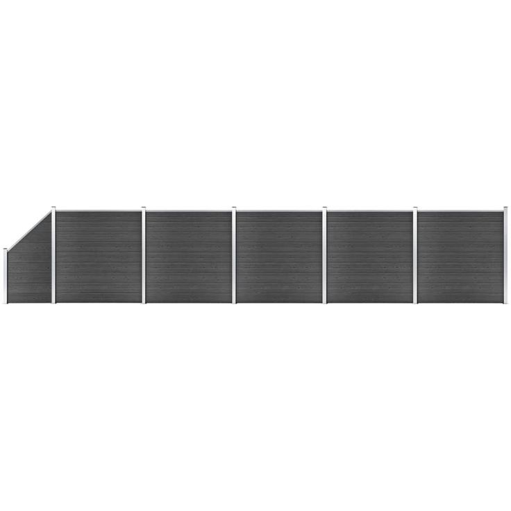 Aitapaneelisarja WPC 965 x 105 186 cm musta