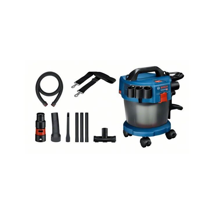 Akkuimuri Bosch Professional GAS 18V-10 L Solo tarvikkeilla, 18V, ilman akkua