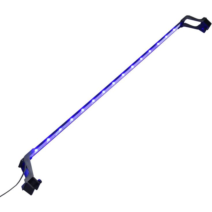 Akvaarion LED valo kiinnittimillä 115 130 cm valkoinen