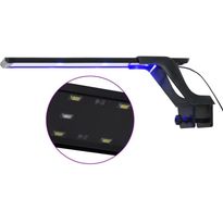 Akvaarion LED-valo kiinnittimillä 35-55 cm valkoinen