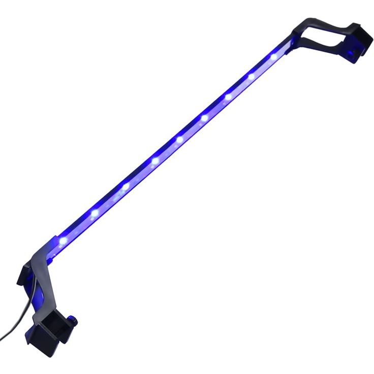 Akvaarion LED valo kiinnittimillä 75 90 cm valkoinen