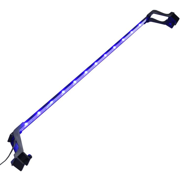 Akvaarion LED valo kiinnittimillä 90 105cm sininen valkoinen