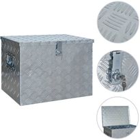 Alumiinilaatikko 610x430x455mm hopea