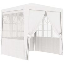 Ammattilaisten juhlateltta sivuseinillä 2,5x2,5m 90 g/m²
