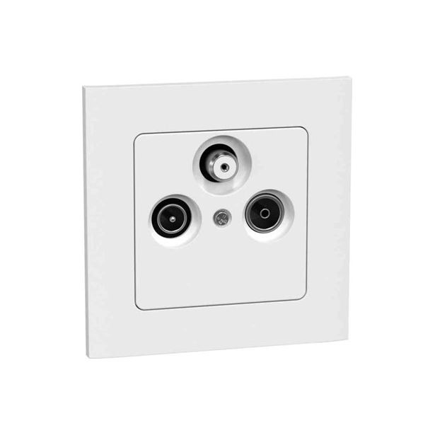 Antennirasia Gelia Connect 2 Home, radio/tv/sat, uppo-asennus, valkoinen