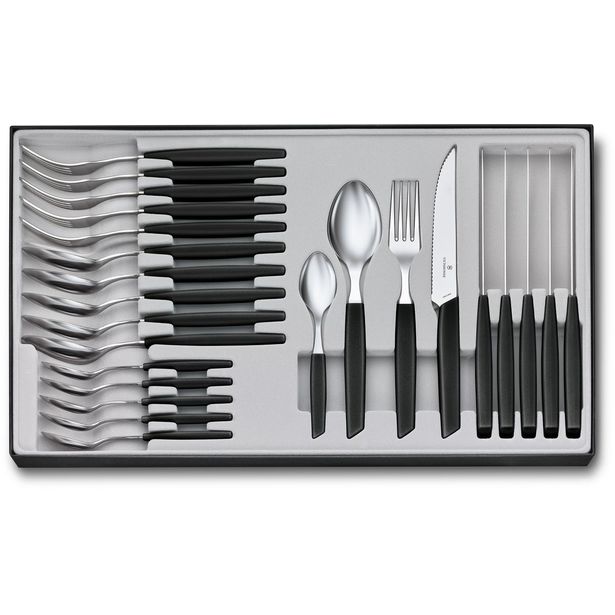 Aterinsetti Victorinox Swiss Modern 24 osainen musta