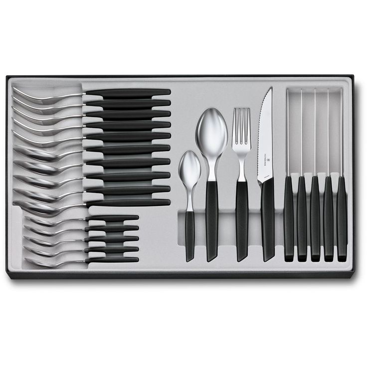 Aterinsetti Victorinox Swiss Modern 24 osainen musta