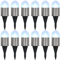 Aurinkoenergia maavalaisimet 12 kpl led valkoinen