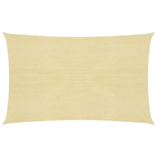 Aurinkopurje 160 g neliömetri beige 3x6 m hdpe