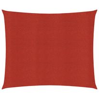 Aurinkopurje 160 g/m² punainen 4x4 m hdpe