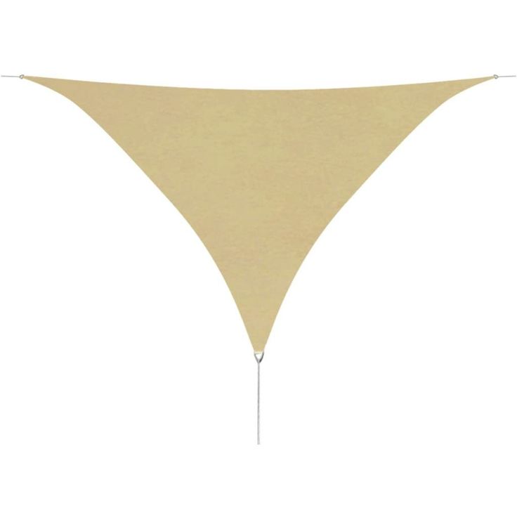 Aurinkopurje oxford-kangas kolmio 5x5x5 m beige_1