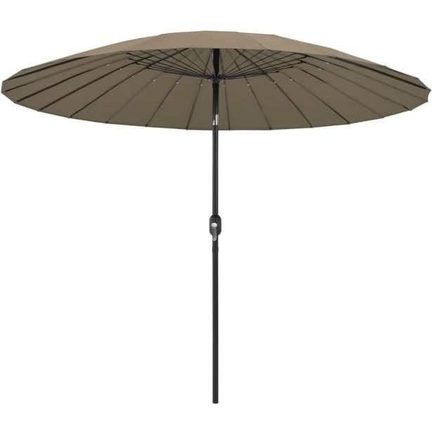 Aurinkovarjo alumiinitanko 270 cm harmaanruskea_1