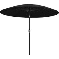Aurinkovarjo alumiinitanko 270 cm musta