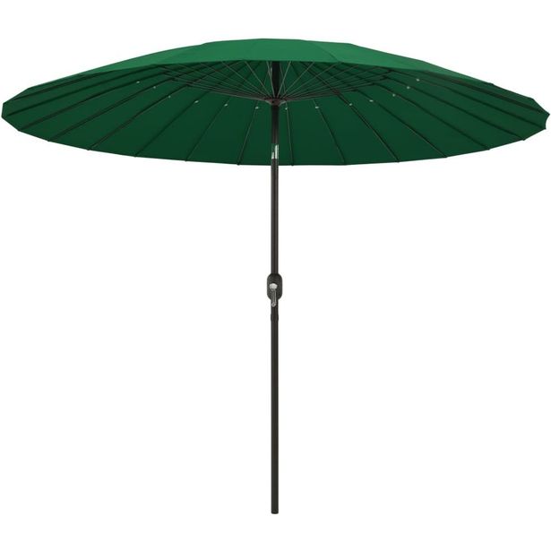 Aurinkovarjo alumiinitanko 270 cm vihreä_1