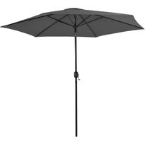 Aurinkovarjo metallirunko 300 cm antrasiitti