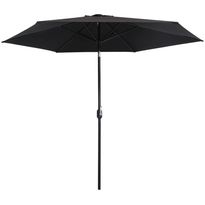 Aurinkovarjo metallirunko 300 cm musta