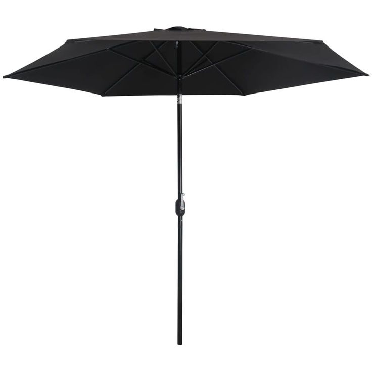 Aurinkovarjo metallirunko 300 cm musta_1