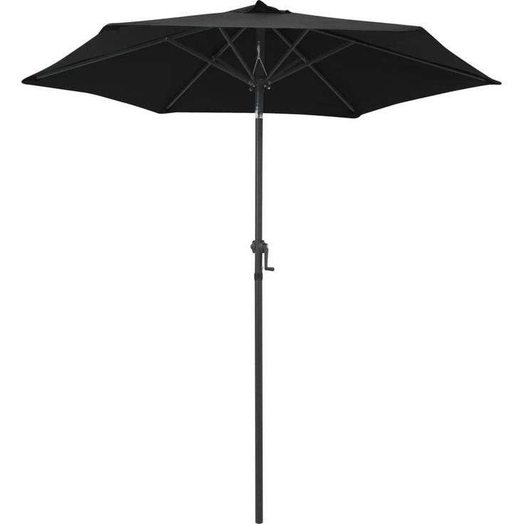 Aurinkovarjo musta 200x211 cm alumiini_1
