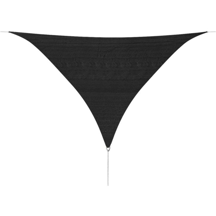 Aurinkovarjo purje hdpe kolmikulmainen 5x5x5 m antrasiitti_1