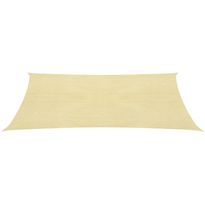 Aurinkovarjo purje hdpe neliö 3.6x3.6 m beige