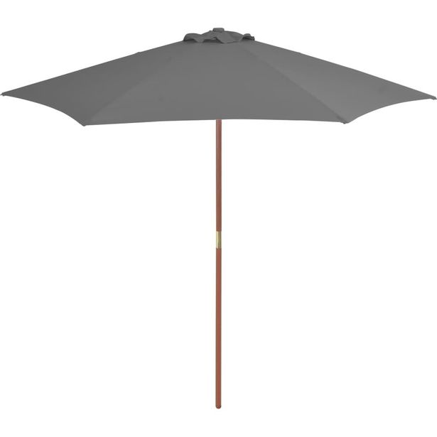 Aurinkovarjo puurunko 270 cm antrasiitti_1