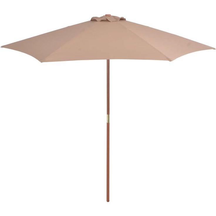 Aurinkovarjo puurunko 270 cm ruskeanharmaa_1
