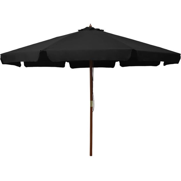 Aurinkovarjo puurunko 330 cm musta_1