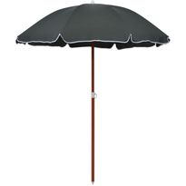 Aurinkovarjo terästanko 180 cm antrasiitti
